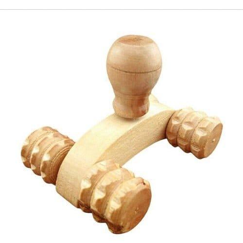 Tekerlekli Ahşap Masaj Aleti